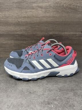 Adidas Rockadia Trail Running Shoes Womens Size 9.5 Blue Pink CM7216